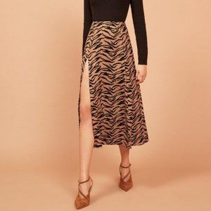 Reformation Zoe Side Slit Skirt